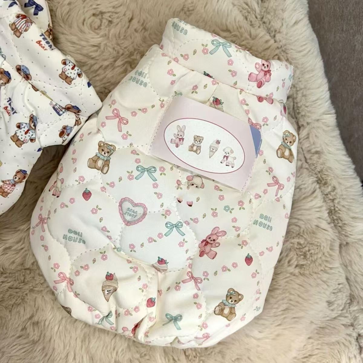 萌宠潮流马甲泰迪比熊羽绒狗狗衣服冬季小猫柯基犬猫咪衣服防静电