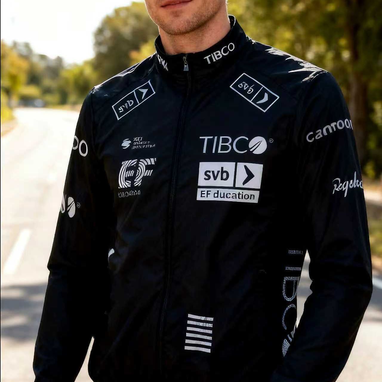 Windbreaker For Men And Women, Windbreaker, Team Jersey, Long Sleeve Road Cycling Lightweight Jacket_voghion.com