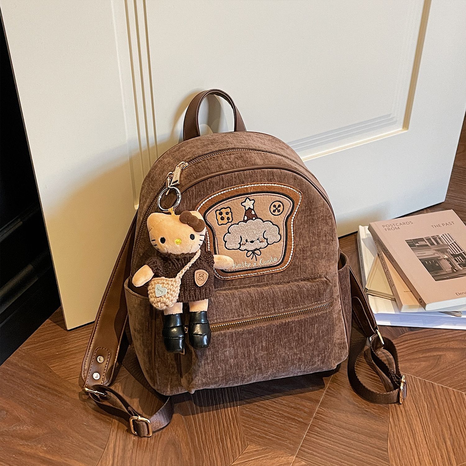 Amy Rabbit Women's Bag Is This Year's New Trendy Commuter Daily Versatile Fashion Cute Retro-style Maillard Backpack_voghion.com