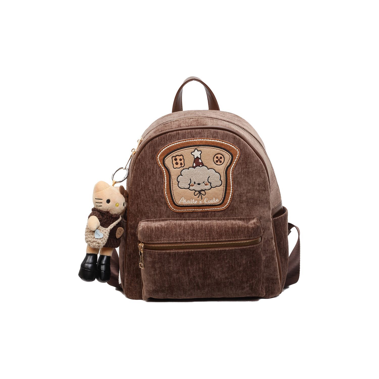 Amy Rabbit Women's Bag Is This Year's New Trendy Commuter Daily Versatile Fashion Cute Retro-style Maillard Backpack_voghion.com