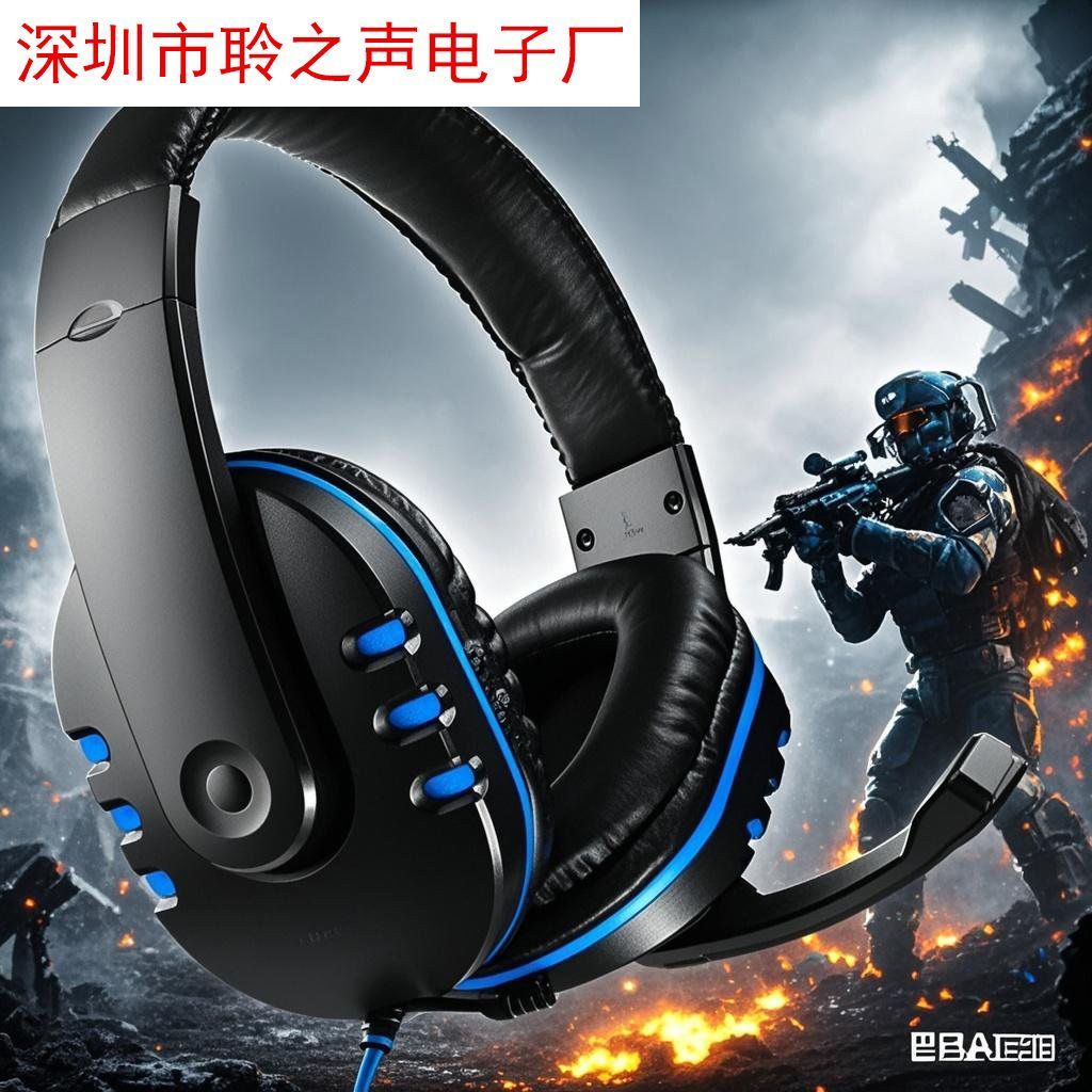 PS4通用型手游耳机麦克风手机电脑有线耳麦头戴式电竟游戏耳机