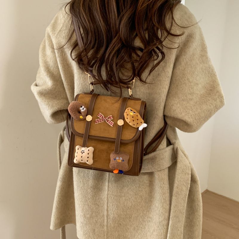 Korean-style Cute College-style Women's Backpack, New Autumn 2025 Model, Versatile Stylish, Casual And Suitable For_voghion.com