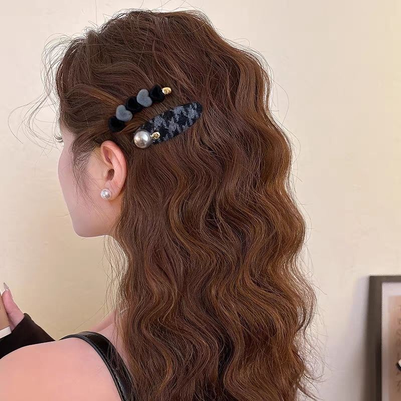 Fermaglio capelli a cuore per donna design color-block accessorio_voghion.com