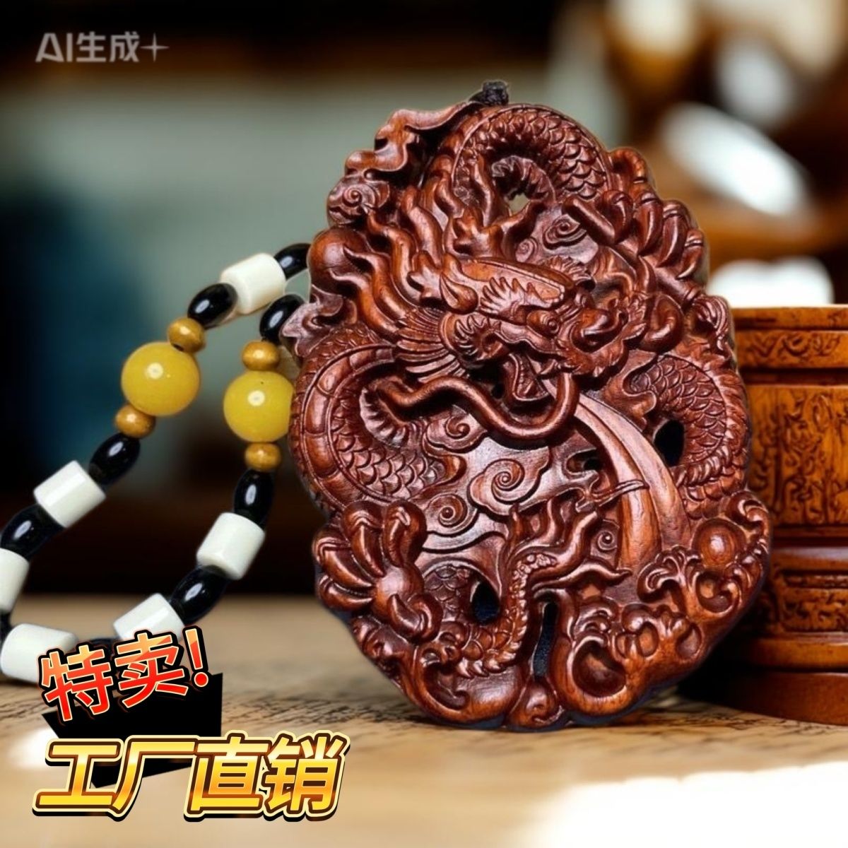 108 Buddha Head Mala detail 40