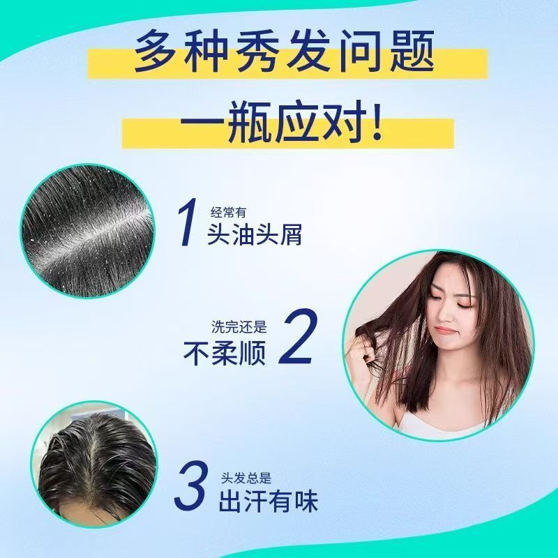 飘柔洗发水1kg清爽兰花清爽洗发露水润男女家庭装留香大瓶