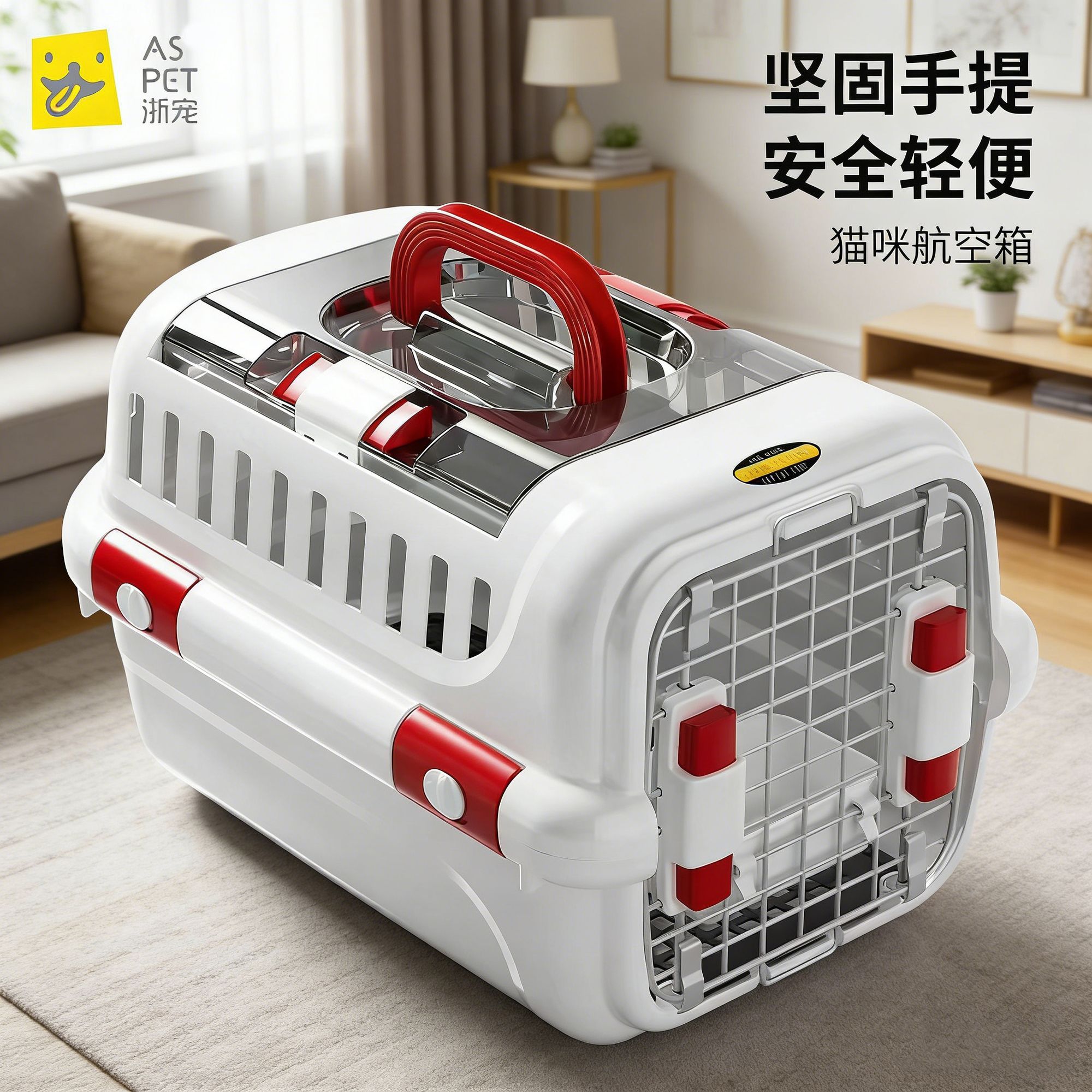 航空箱猫咪加厚超厚宠物大号笼子狗狗中型犬小型犬外带外出手提式