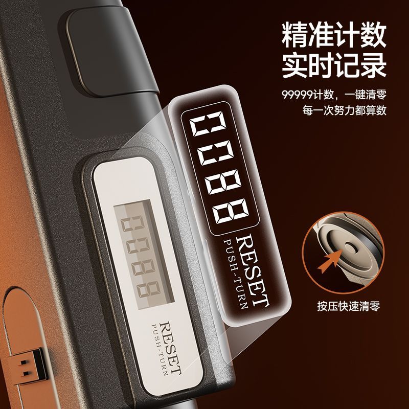 安踏专业级计数握力器可调节力度康复训练锻炼手臂肌手指手劲健身 图 6