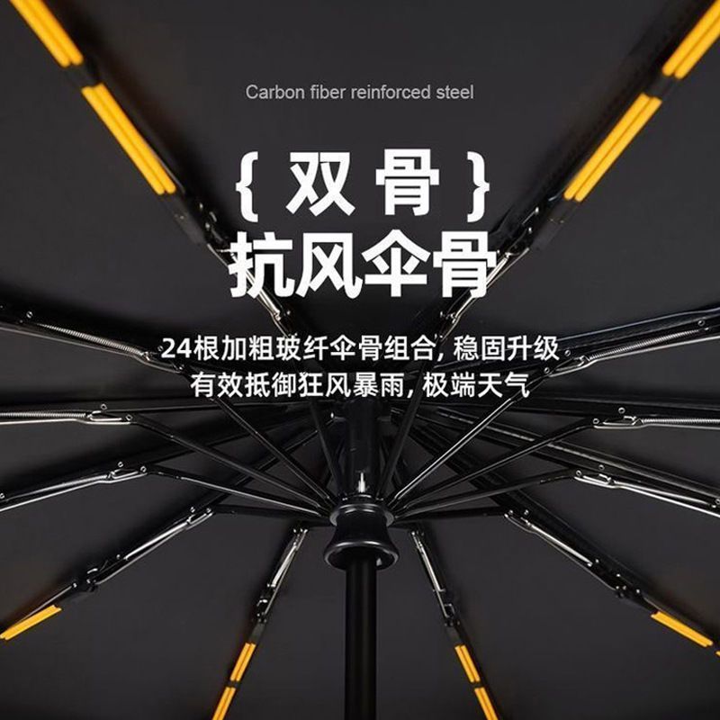 匹克雨伞12骨晴雨双人加粗抗风全自动遮阳伞防晒防紫外线太阳伞 图片 7