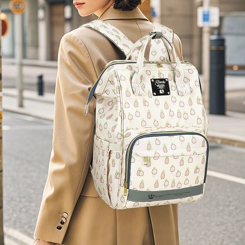 Nova bolsa para mamães, ideal para passeios: leve, multifuncional, espaçosa, elegante e impermeável._voghion.com