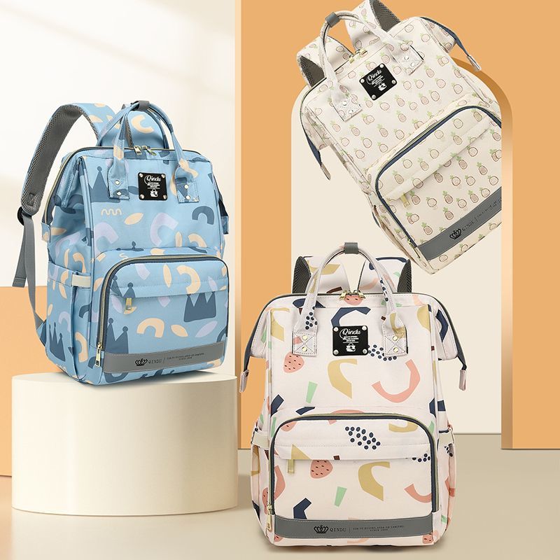 Nova bolsa para mamães, ideal para passeios: leve, multifuncional, espaçosa, elegante e impermeável._voghion.com