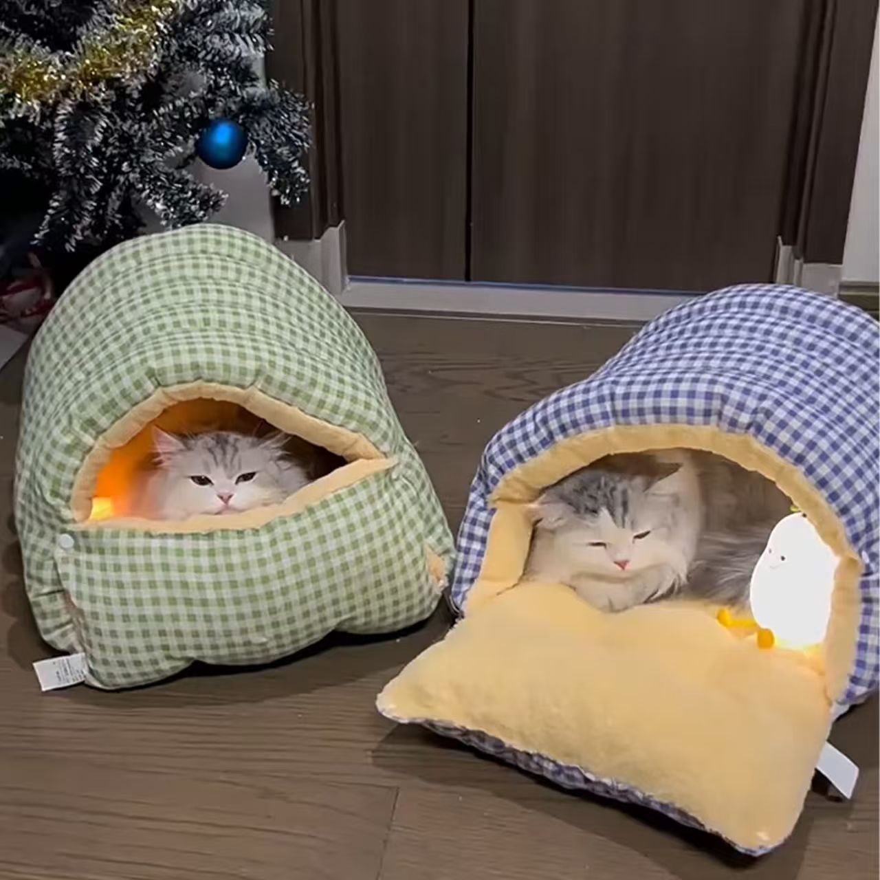 猫窝保暖封闭式猫垫睡垫安全感睡窝过冬新款可拆洗冬季宠物猫狗房