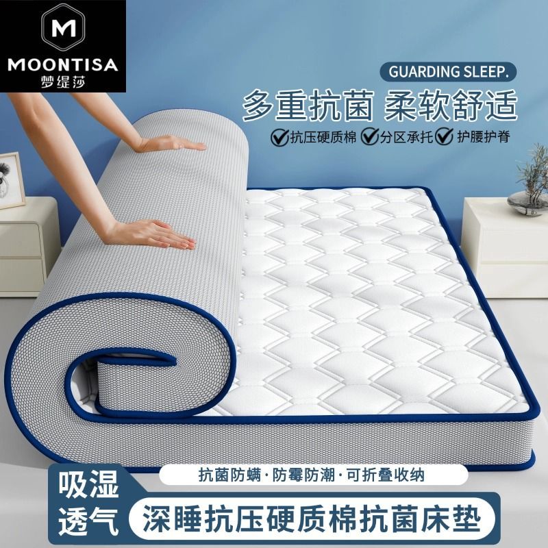 梦缇莎床垫家用卧室榻榻米软垫单人学生宿舍铺底褥子垫被双人租房