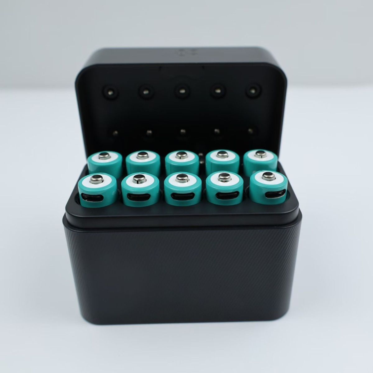 全新5号7号电池充电仓 过充保护可充10节 5号7号1.5V 双拼充电盒
