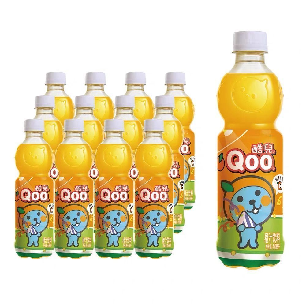 可口可乐美汁源酷儿橙汁/苹果汁450ML*12瓶果味酷儿饮料整箱 图片 3