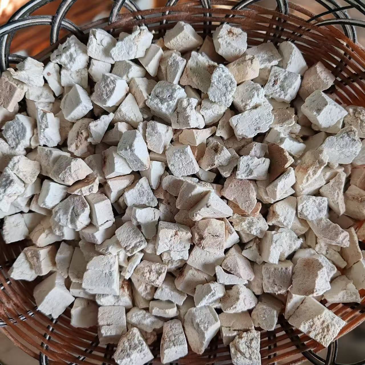 精选云南白茯苓块新产茯苓块去皮干货当季新货太阳晒干无熏硫