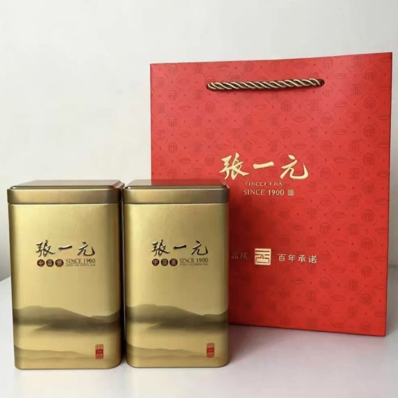 张一元金罐茉莉春风浓香型中华老字号张一元茉莉花茶