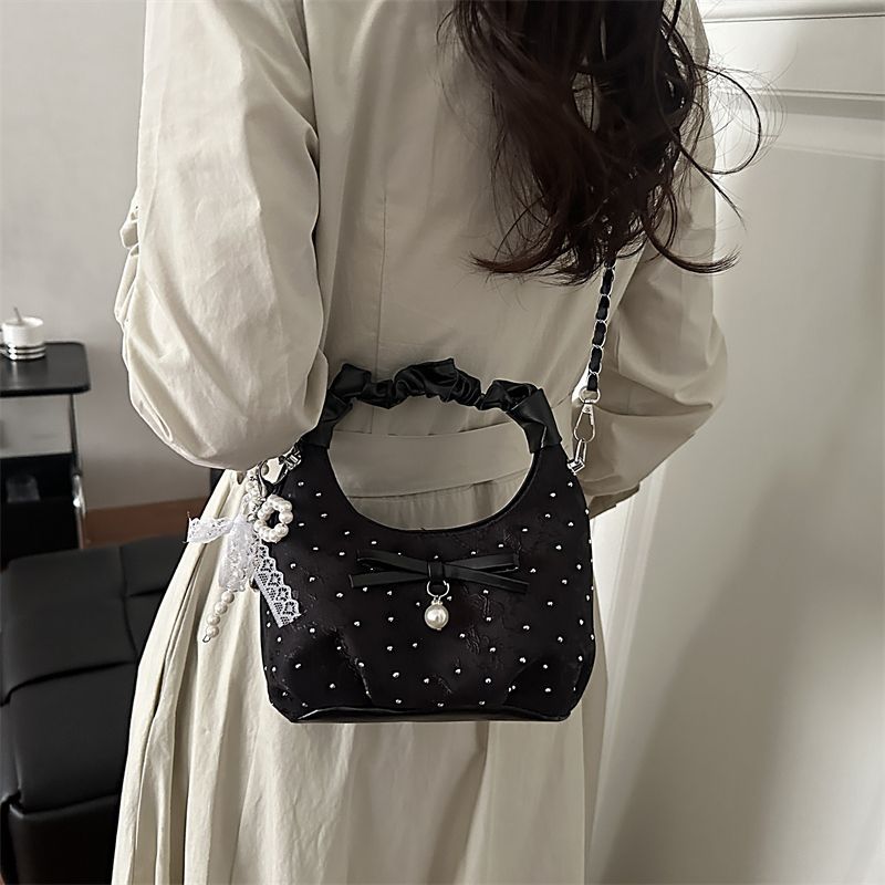 Borsa a tracolla singola BEGOOER Original Bowknot Dumpling per donna, nuova collezione estate 2026, squisita e di nicchia._voghion.com