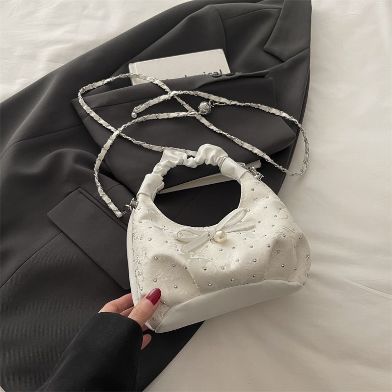 Borsa a tracolla singola BEGOOER Original Bowknot Dumpling per donna, nuova collezione estate 2026, squisita e di nicchia._voghion.com