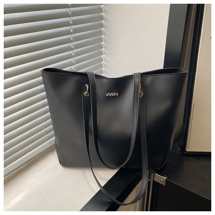 Stylish Large Capacity Women Tote Bag With Simple Texture Design_voghion.com