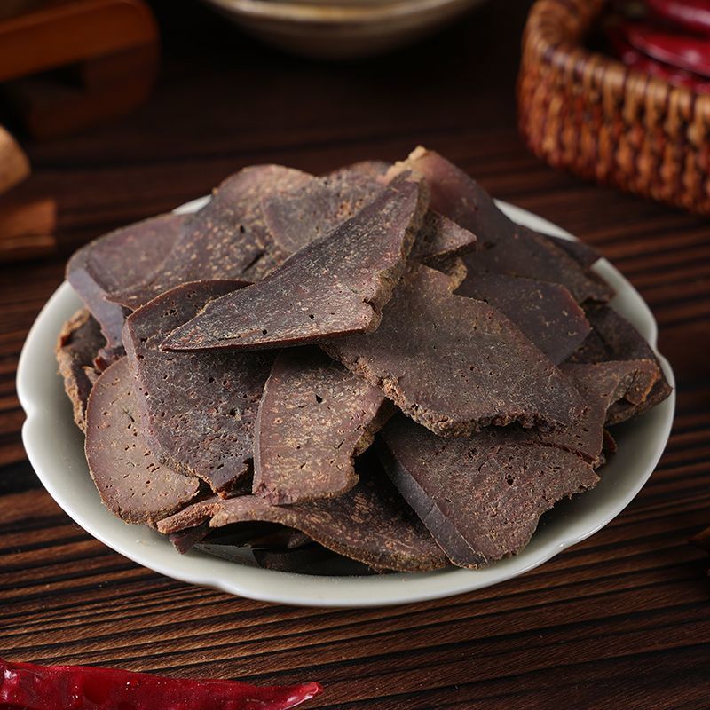 辣年花开传统本味猪肝下酒菜湖南平江特产解馋小零食年货柴火猪干【5天内发货】