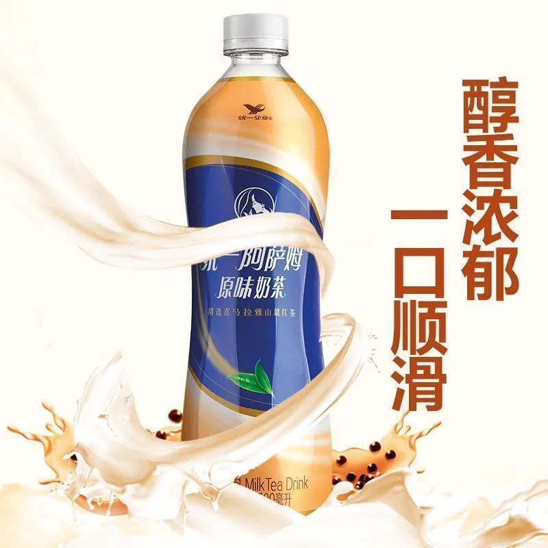 【新货】统一阿萨姆原味奶茶500ml丝滑奶茶正品饮料一整箱批发 图片 3