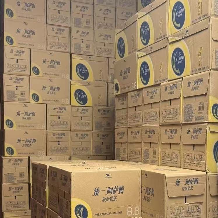 【新货】统一阿萨姆原味奶茶500ml丝滑奶茶正品饮料一整箱批发