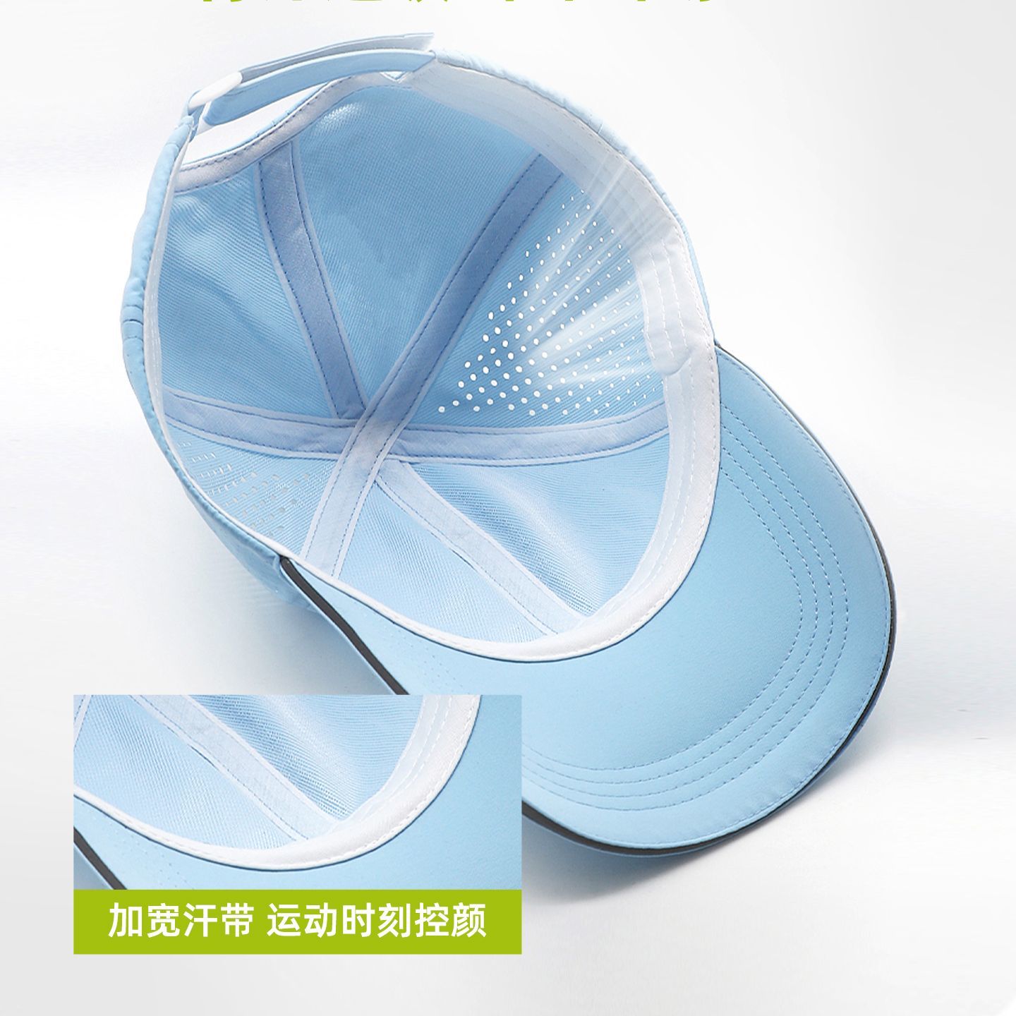 卡尔美跑步运动帽遮阳帽子户外骑行休闲百搭棒球帽透气防晒男女 图片 7