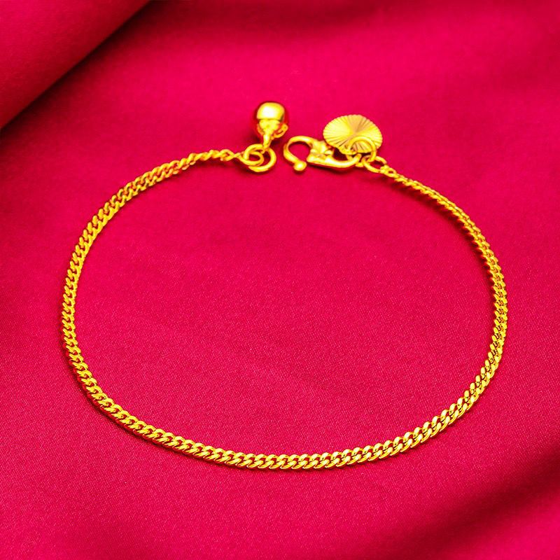 Vietnamese Gold-plated Interlocking Bracelet For Women Adjustable_voghion.com
