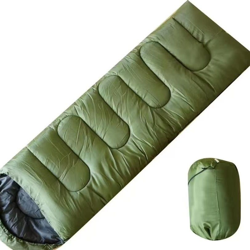 Outdoor Single Sleeping Bag Adults, Portable Camping, Thickened Dirt-resistant, Suitable For All-season Travel, Nap, And_voghion.com