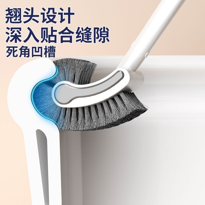 长柄马桶刷厕所刷子家用卫生间死角清洁刷蹲坑双面厕刷清洁专用 图片 9