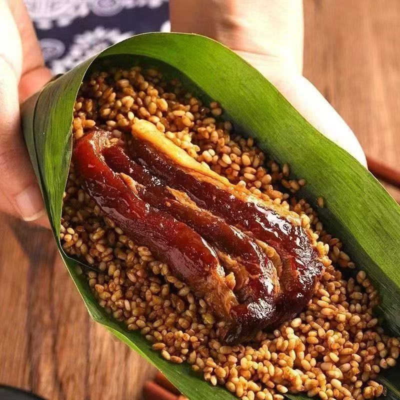 4只大馅料混合口味粽子四款新鲜霸王粽子鲜肉蛋黄多口味真空粽子