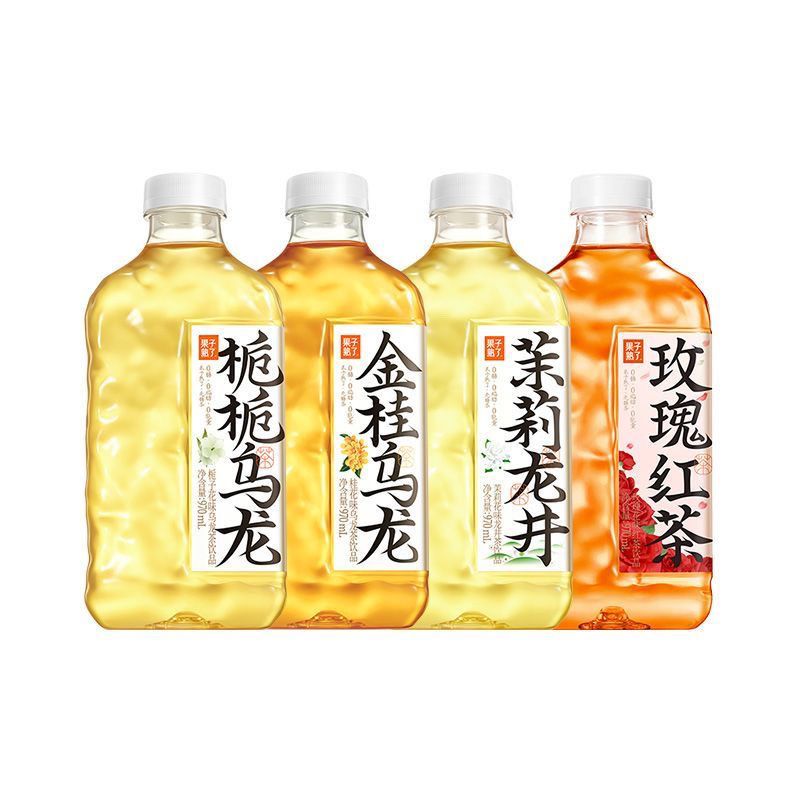 果子熟了970ML无糖茶栀栀乌龙茉莉龙井无糖健康茶饮料混合发货