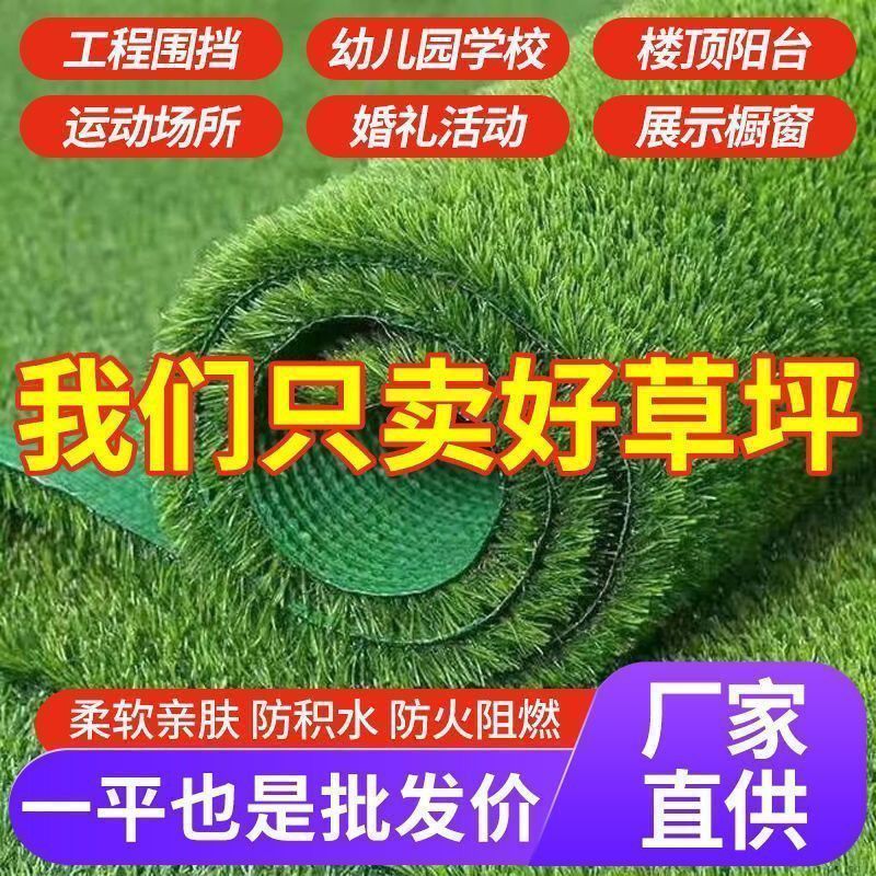 草坪绿地仿真降噪阳光房隔热阳台防雨院子家居幼儿园假草坪水果垫 图片 5