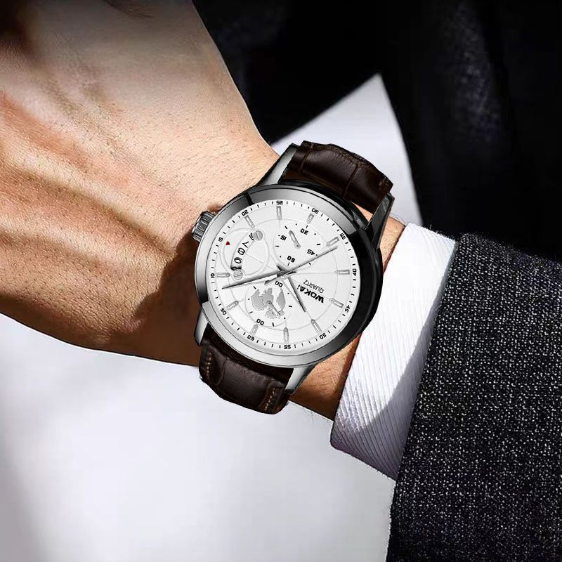 Premium Quartz Wristwatch For Men Elegant Pointer Fashion Watch_voghion.com