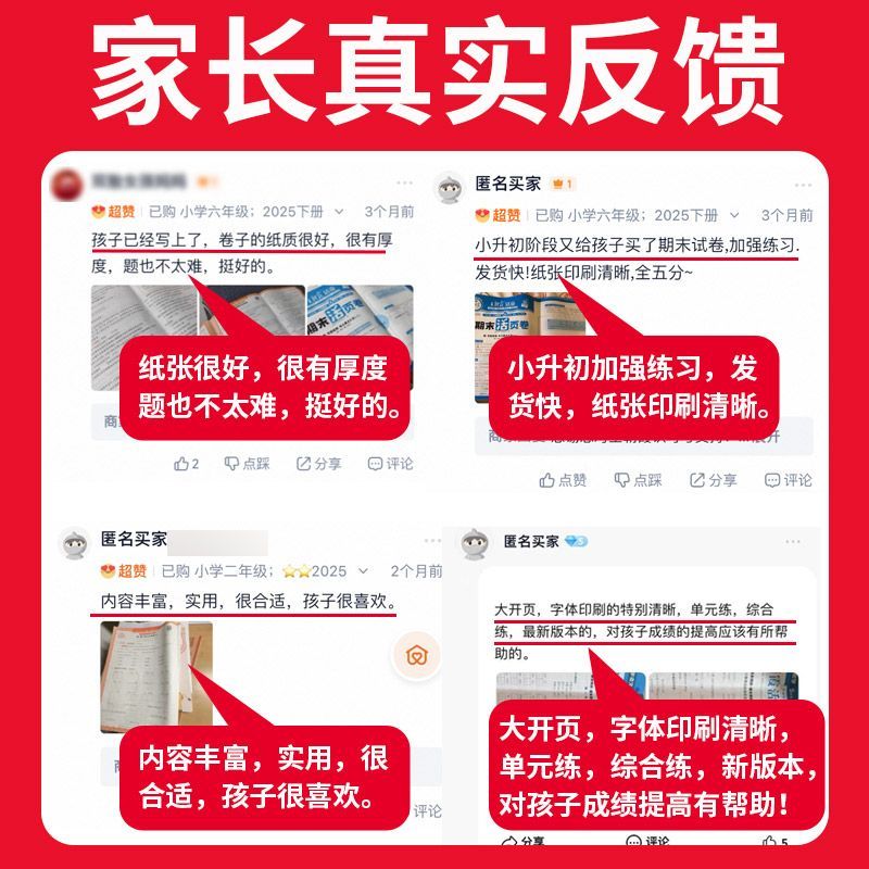 2026春王朝霞试卷期末活页卷一二三四五六年级下册语数英冀教人教 图片 5