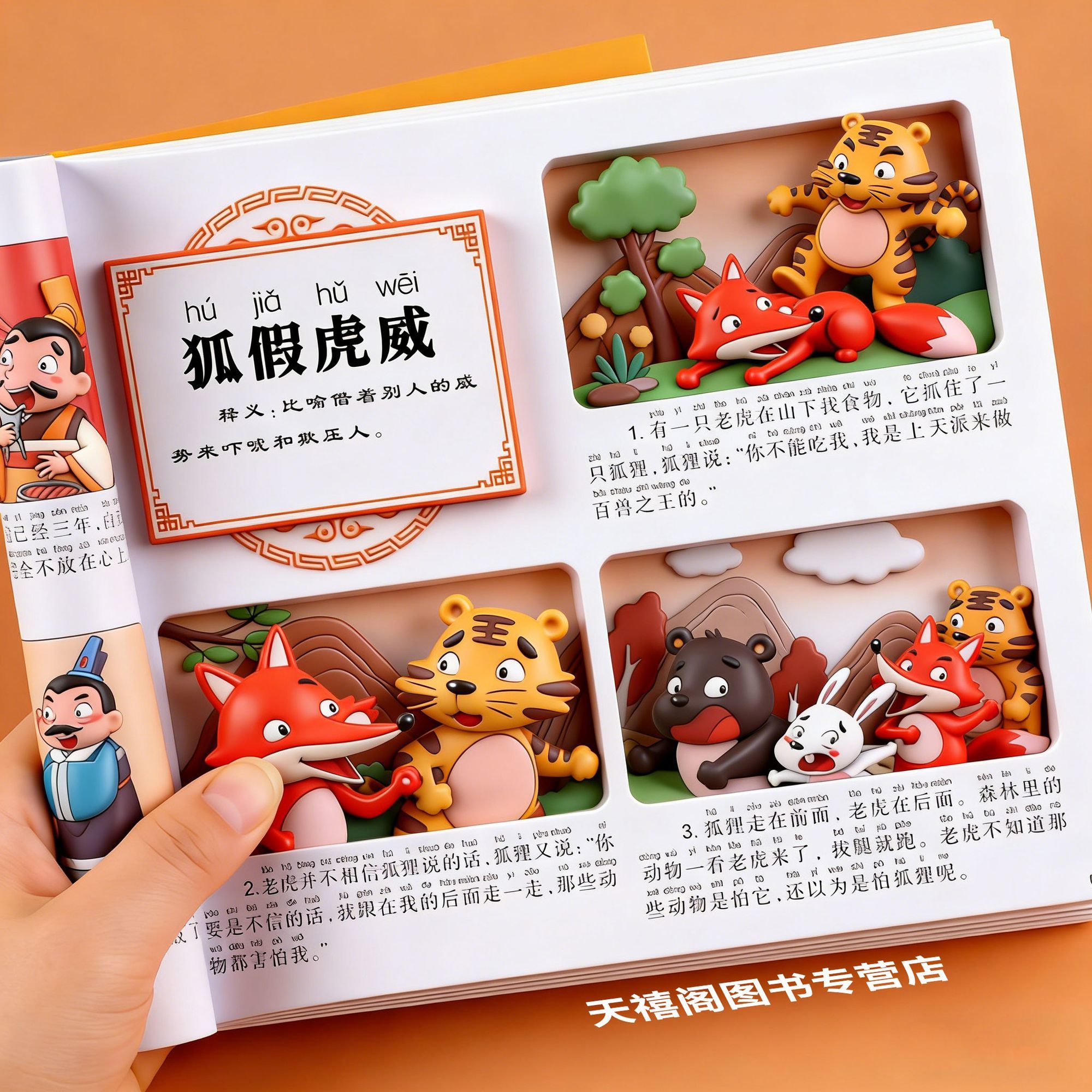 5-8岁成语故事大全漫画版幼儿园绘本小学生课外阅读书注音成语书
