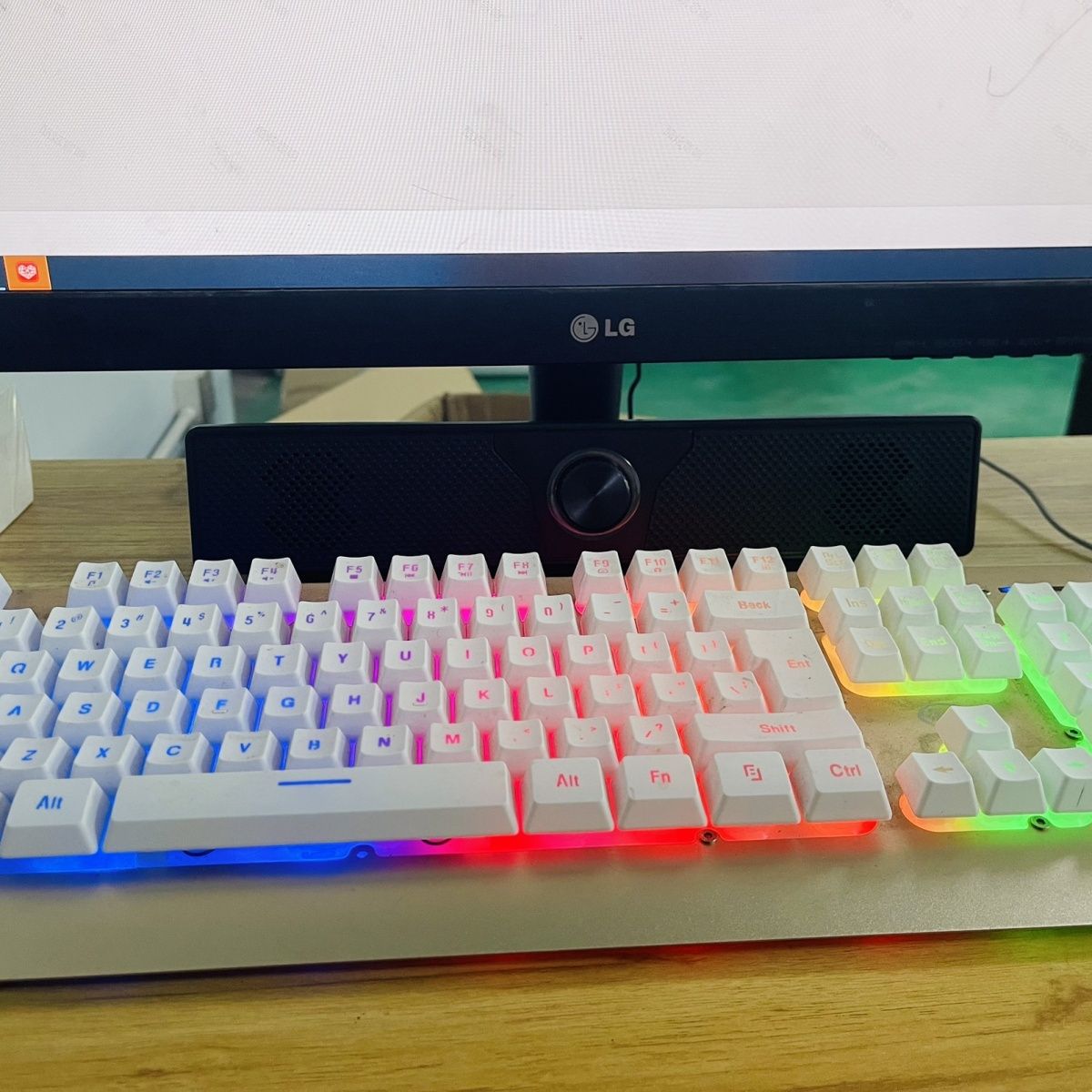 长条电脑音响台式家用桌面usb有线小音箱笔记本多媒体通用低音炮 图片 4