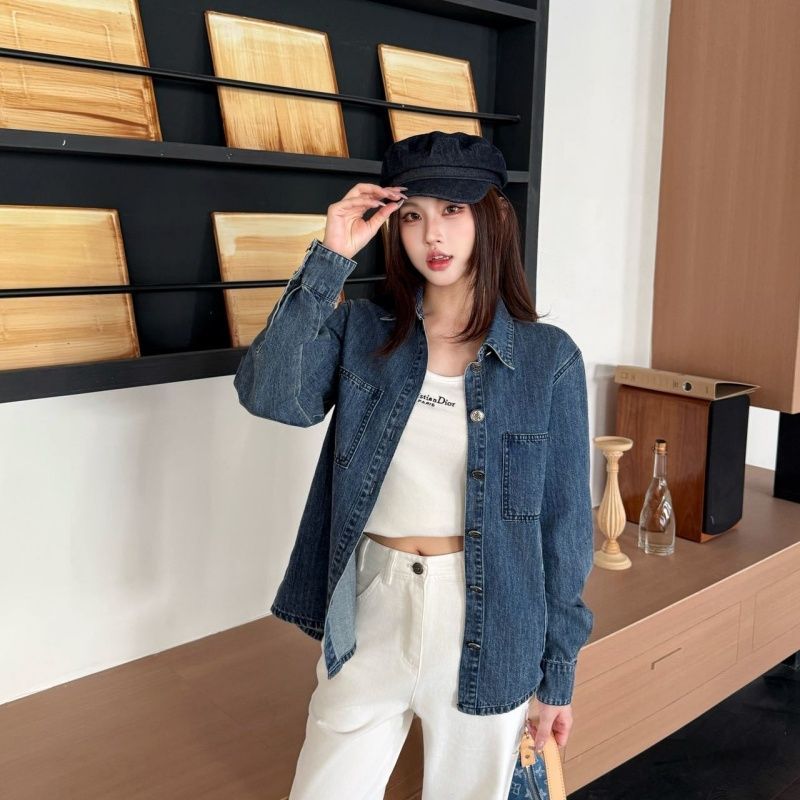 2026 Spring Super Fashionable New Denim Long-Sleeve Jacket For Women, Comfortable And Youthful Outerwear_ecoleips.com