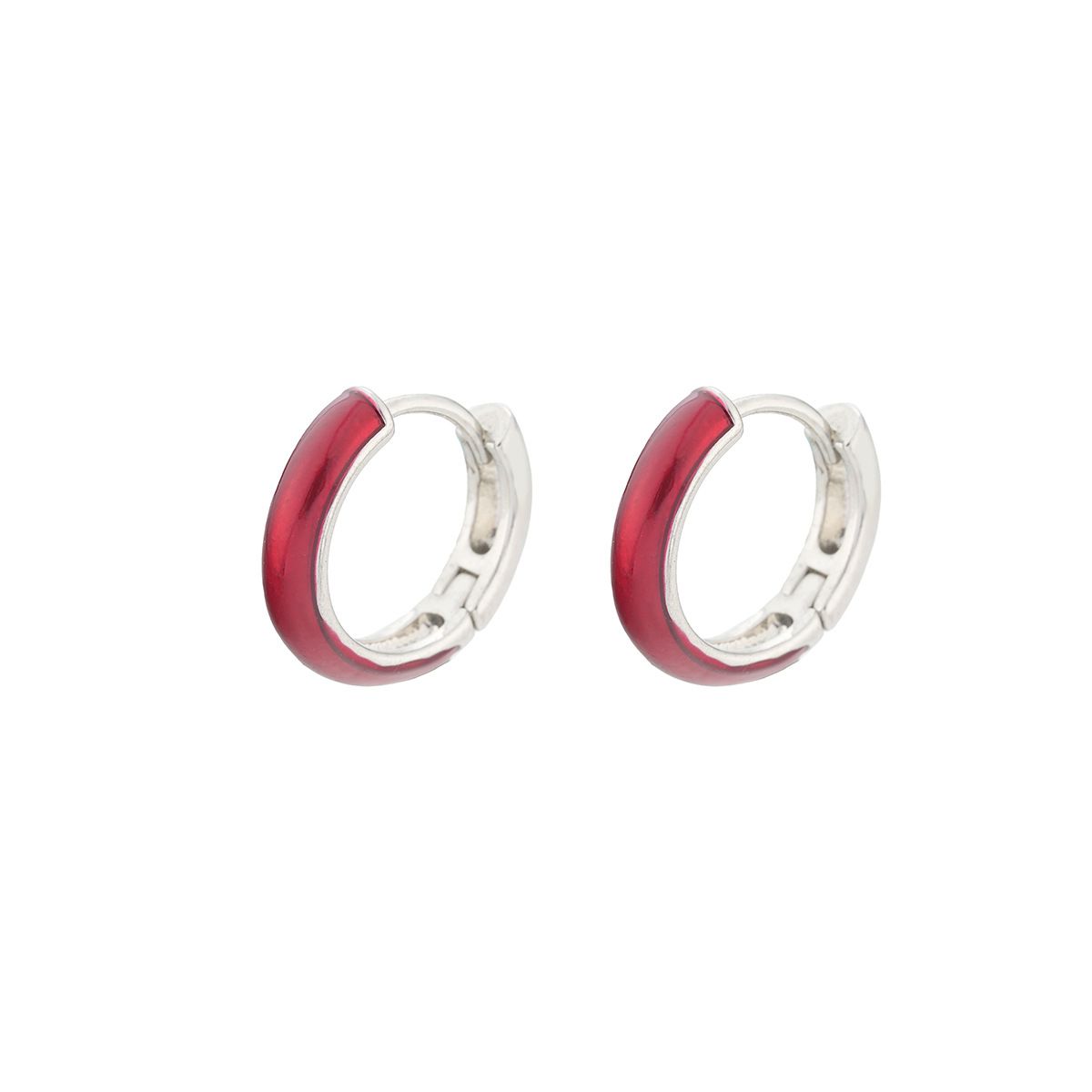 Luxury Oil-drip Hoop Earrings For Men Piercing-friendly Hoops_voghion.com