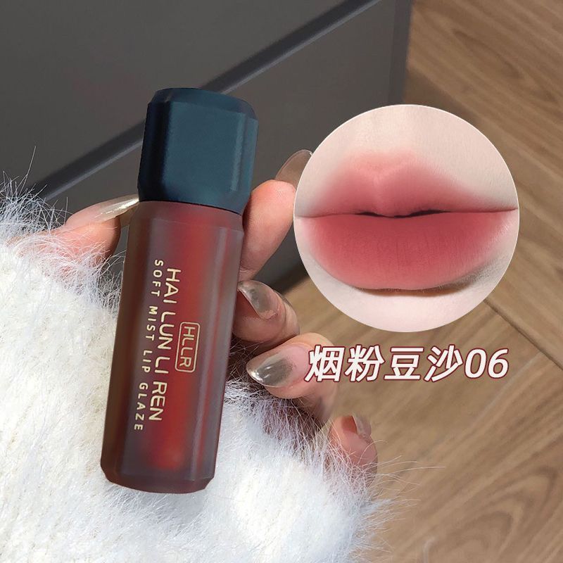 显白雾面口红哑光滋润提气色春泥低饱和伪素颜早八通勤裸色唇釉