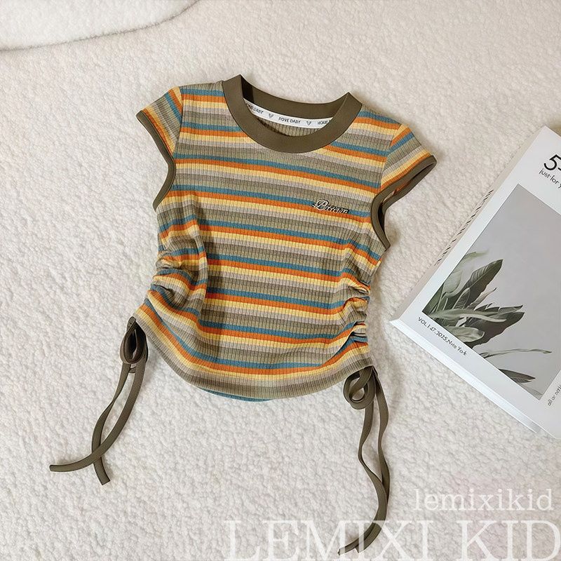 Mädchen Tanktop Mit Cargohose Im Street-dance-stil Für Den Sommer_voghion.com