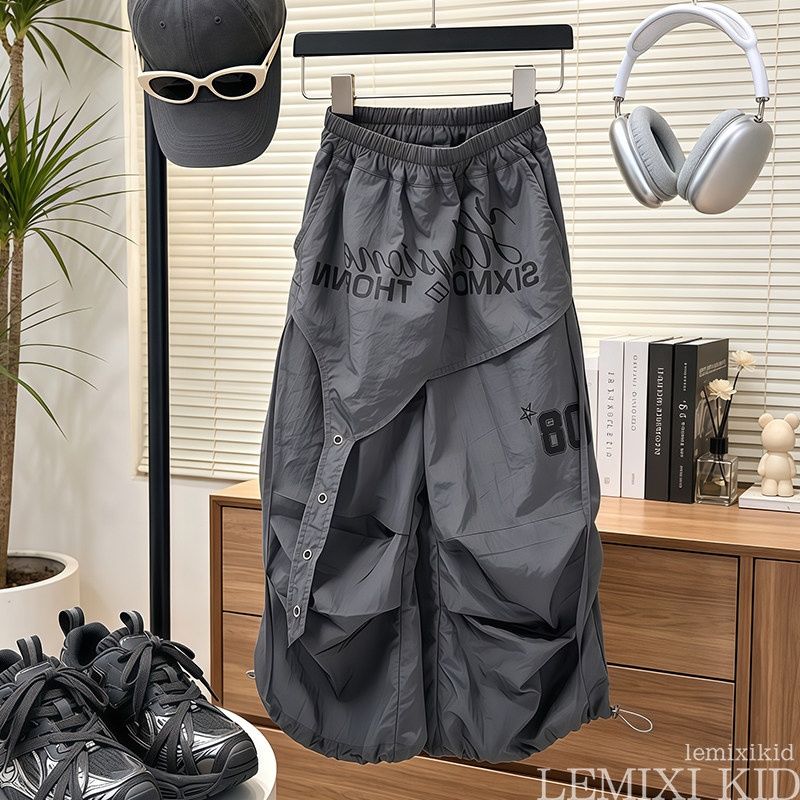 Mädchen Tanktop Mit Cargohose Im Street-dance-stil Für Den Sommer_voghion.com