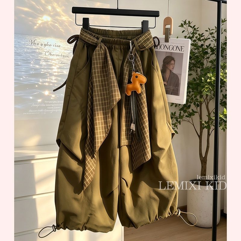 Mädchen Tanktop Mit Cargohose Im Street-dance-stil Für Den Sommer_voghion.com