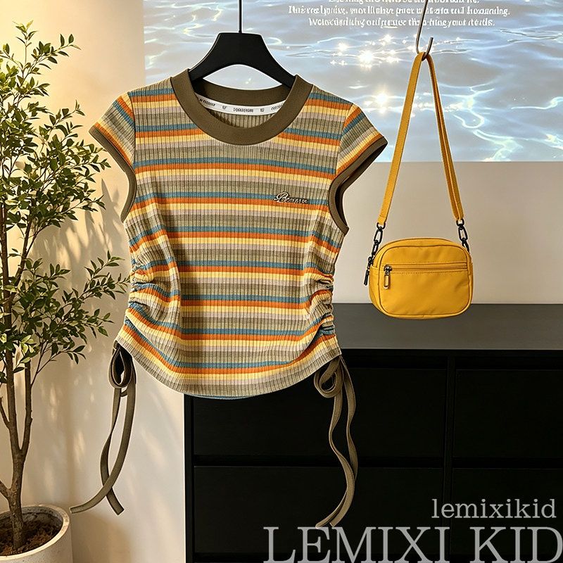 Mädchen Tanktop Mit Cargohose Im Street-dance-stil Für Den Sommer_voghion.com