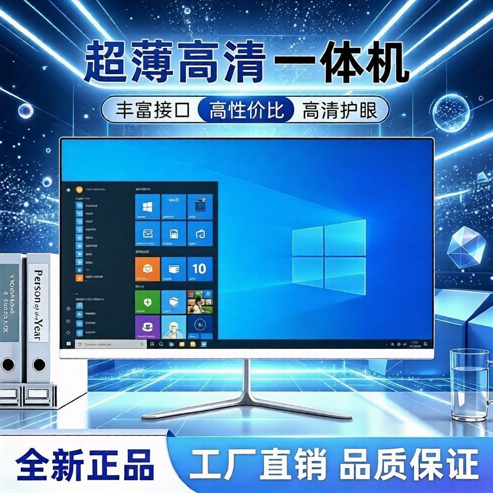 超薄高清一体机办公娱乐告别多线简约大气