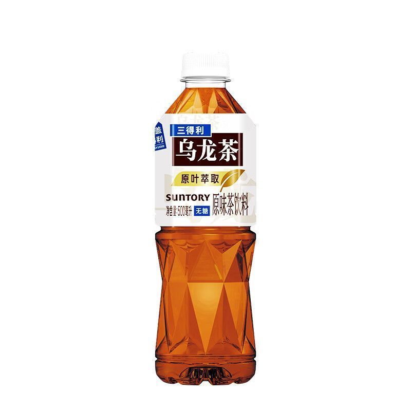 三得利无糖乌龙茶茶饮料500ml*15瓶2箱原味茶饮品0卡0糖0脂 图片 2