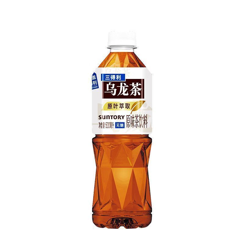 三得利无糖乌龙茶茶饮料500ml*15瓶2箱原味茶饮品0卡0糖0脂健身 图片 2