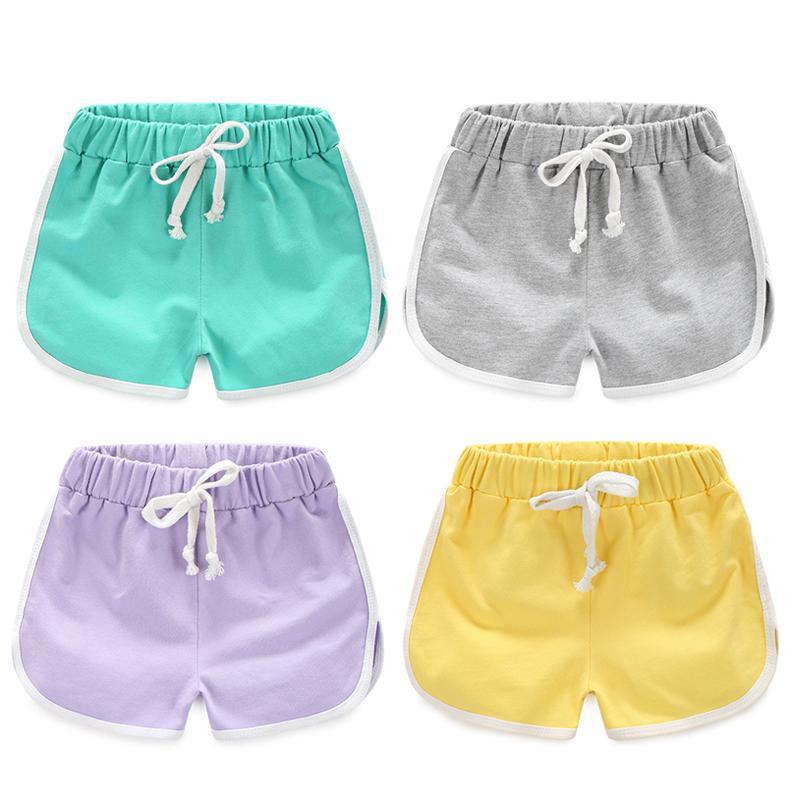 Children's shorts, pure cotton, boys' and babies' sports shorts, girls' casual beach shorts, small, medium and large children's clothing, summer cotton