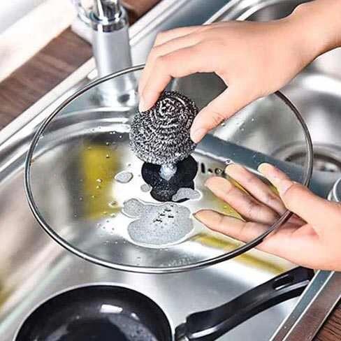 不锈钢钢丝球大号不掉渣清洁球家用洗碗刷锅神器厨房用品刷子批发
