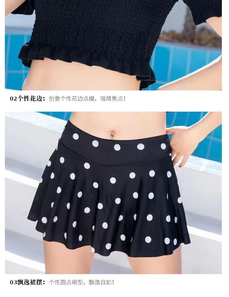 2021年新款时尚泳衣女韩国ins仙女范分体温泉保守显瘦遮肚泳装女